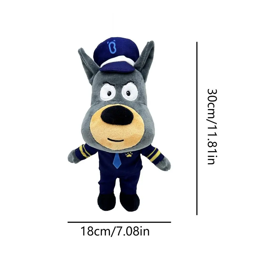 thumbnail image 1 of Anime Sheriff Labrador Dog Plush Toy Security Sergeant Labrador Wolf Dog Cartoon Doll Boys Girls Soft Stuffed Toys Children Gift, 1 of 5