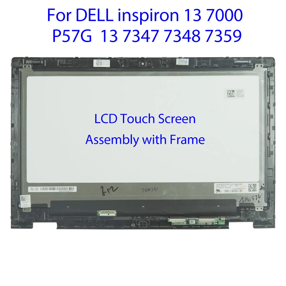 

13.3"inch LCD Touch Screen Assembly For DELL inspiron 13 7000 P57G 7347 7348 7359 LED Display Replacement FHD 1920x1080