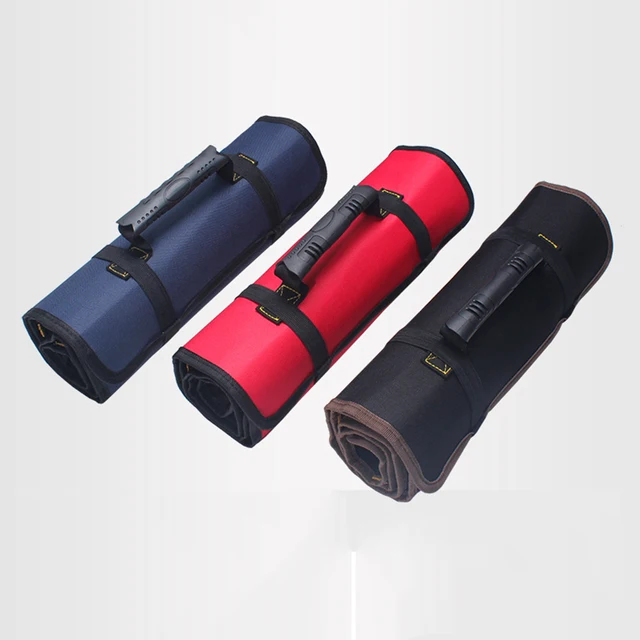 New Multifunction Oxford Cloth Folding Wrench Bag Tool Roll Storage Portable Case Organizer Holder Pocket Tools Pouch 2