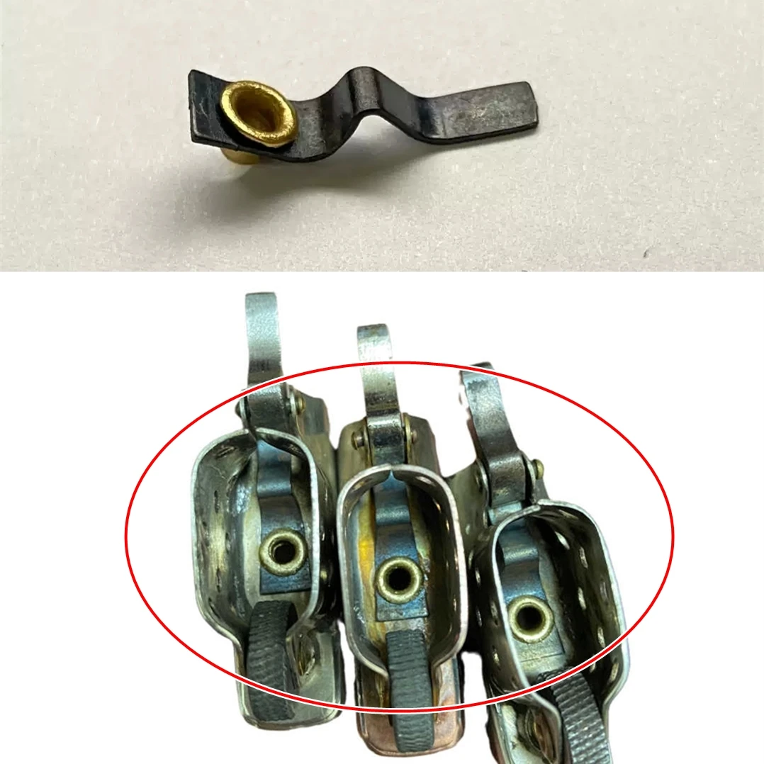 Per Zippo Vintage Lighter Liner Tank Riparazione Fai Da Te Sostituisci Acciaio Non Lucidato Humped Back Cam Spring Plate Eyelet Rivet Spedizione Gratu