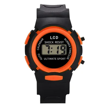 Children Girls Analog Digital Sport LED Electronic Waterproof Wrist Watch 1