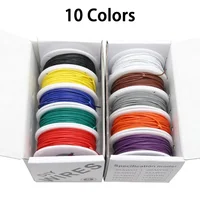 （5 Colors Mix Kit）UL1007 Wire PVC Insulation Tinned Copper Cable Stranded Electrical Line 30/28/26/24/22/20/18/16 AWG PCB Wire - Image 6