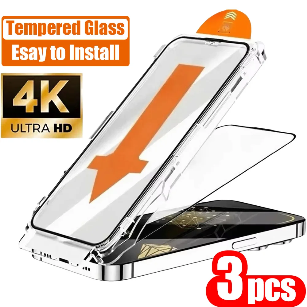3Pcs Gehärtetes Glas Screen Protector Für Samsung Galaxy A16 5G A26 A15 A25 A24 A23 A22 A21S a14 A13 A12 A06 A05S HD Film – Detail 1