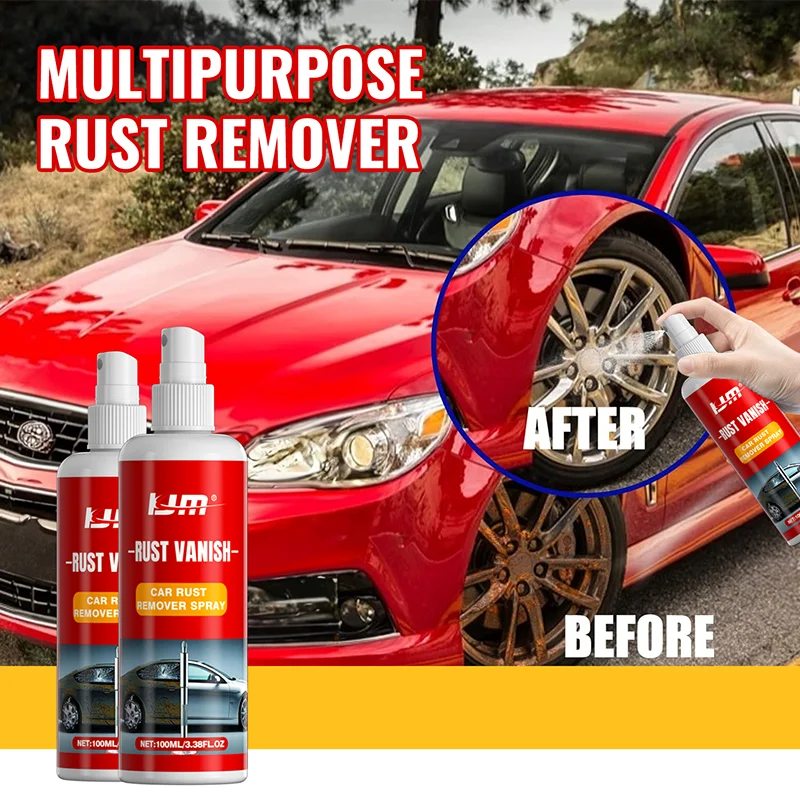 Rust Remover Spray 100ml Car Anti-Rust Remover Parts Maintenance Agent Clean Rust Remover Spray Metal Rust Removers Cleaner Car Cleaning Tools