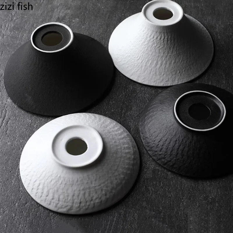 Ceramic Dessert Plates Creative High Foot Ceramic Dessert Plate Restaurant Molecular Cuisine Display Plate Snack Sushi Dish Specialty Tableware