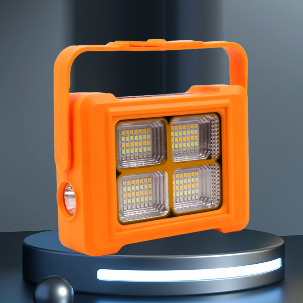 태양광 LED 비상등, 휴대용 LED 랜턴, 낚시 여행용 고출력 램프, 다양한 색상 온도 조절, 5 가지 모드