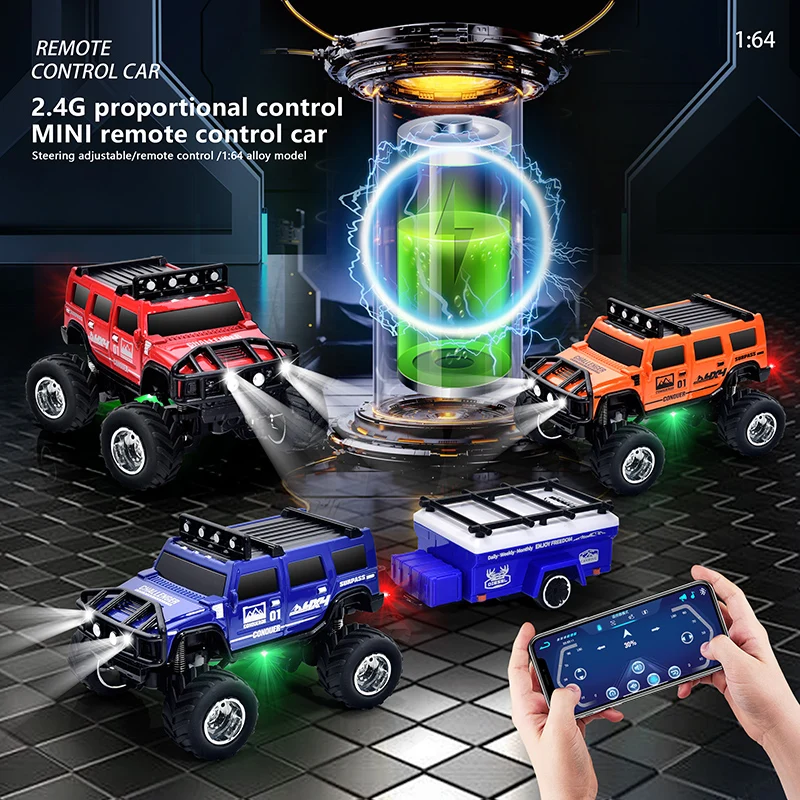 Kid RC 1:64 Dual-Mode 2.4G Mini Car Remote Control ..