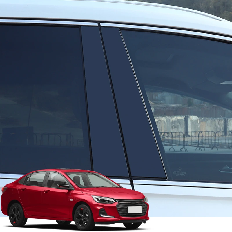 

Car Styling PVC For Chevrolet ONIX 2020-2022 Car Window Pillar Trim Sticker Middle BC Column Sticker External Auto Accessories