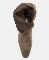 Sexy Pointed-Toe Faux Suede Ankle Boots Women Chunky Heel Side Zip Design Modern Boots Comfortable Winter High Heels for Ladies - Image 4