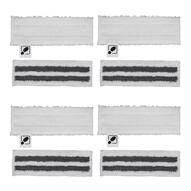

8 Pack Microfibre Floor Cloth Set Sanding Floor Cloth Set For Karcher Easyfix Sc2 Sc3 Sc4 Sc5 Floor Nozzle