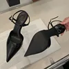 New In 2025 Footwear Shallow Ladies High Heels Shoes Female Pointed Toe Sandal Fashion Ankle Strap Women Heels Pumps Shoes Mules 4