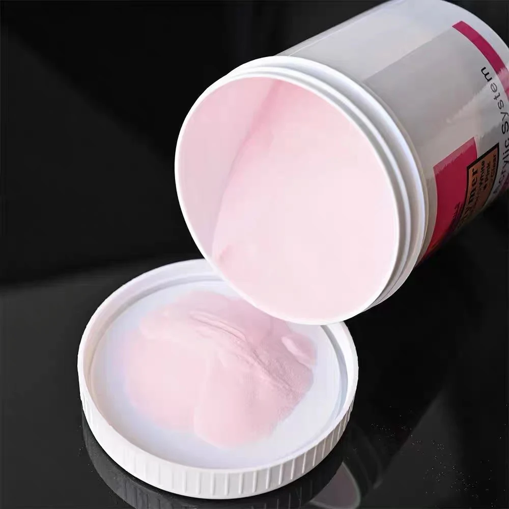 120ML/Jar Acrylic Nail Powder 4.23 OZ Pink&Clear&White Crystal Powder Ultra Delicate Odor-Free Bubble-Free Premium Nail Art Dust 6
