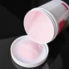 120ML/Jar Acrylic Nail Powder 4.23 OZ Pink&Clear&White Crystal Powder Ultra Delicate Odor-Free Bubble-Free Premium Nail Art Dust 6