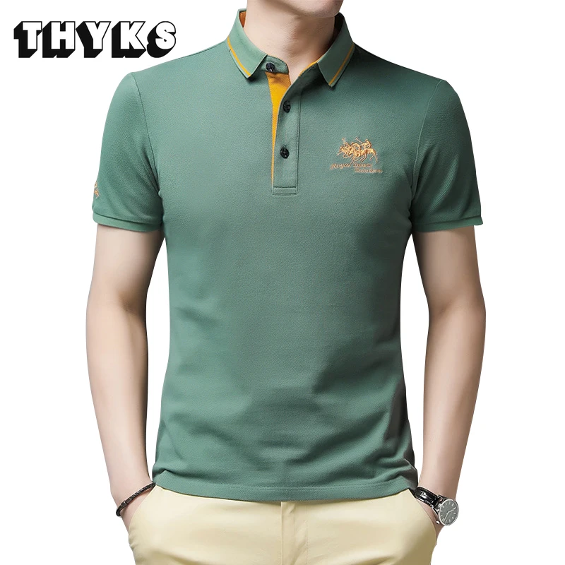 Luxury Logo High Quality Polo Shirts Men Designer 100 Cotton Tshirts Summer Men's Shirts Short