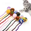 12/6/1Pcs Funny Cat Toys Colorful Yarn Ball with Bell Sounding Interactive Chewing Toy for Kitten Stuffed Toy Ball Cat Supplies 3