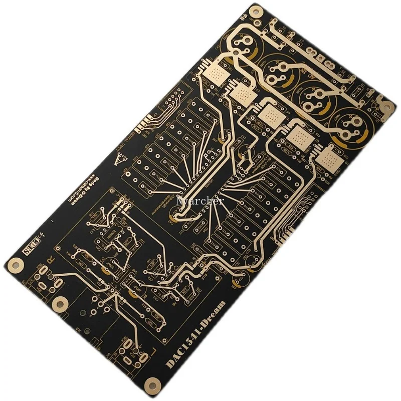Ouro-chapeado Decodificação Placa Fio de Ouro Versão Pcb Tda1541 - Image 2