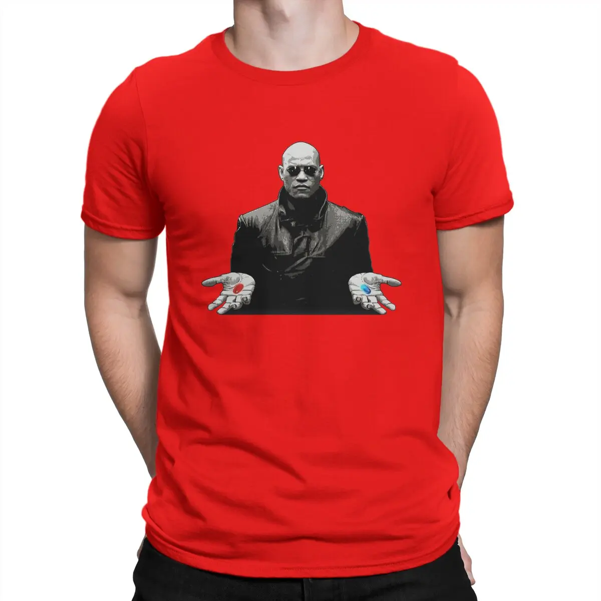 thumbnail image 1 of Camisetas esenciales para hombre: Matrix, divertidas camisetas de algodón, cuello redondo, manga corta, ropa de verano., 1 of 7