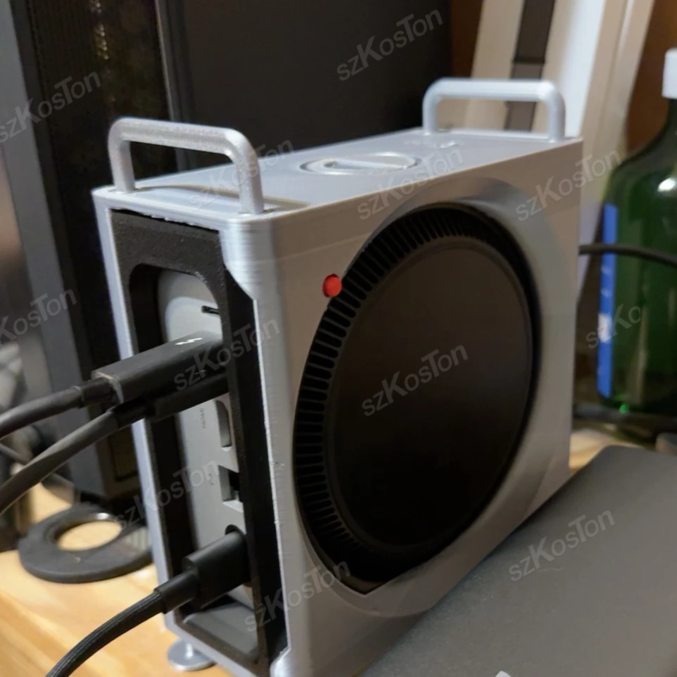 Vertical Stand Computer Case For Mac Mini M4 PC Protective Cover for Mac Mini M4 Pro 3D Printed Accessories