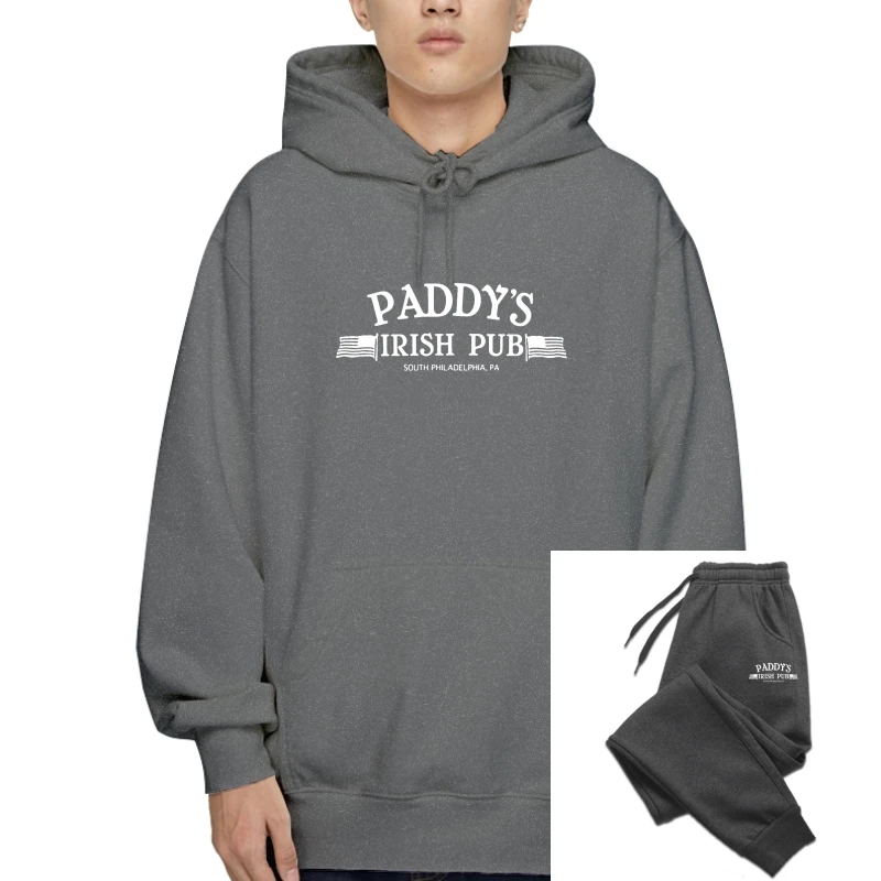 

New Paddy's Irish Pub Hoodiess for Men's Fleece S-2XL