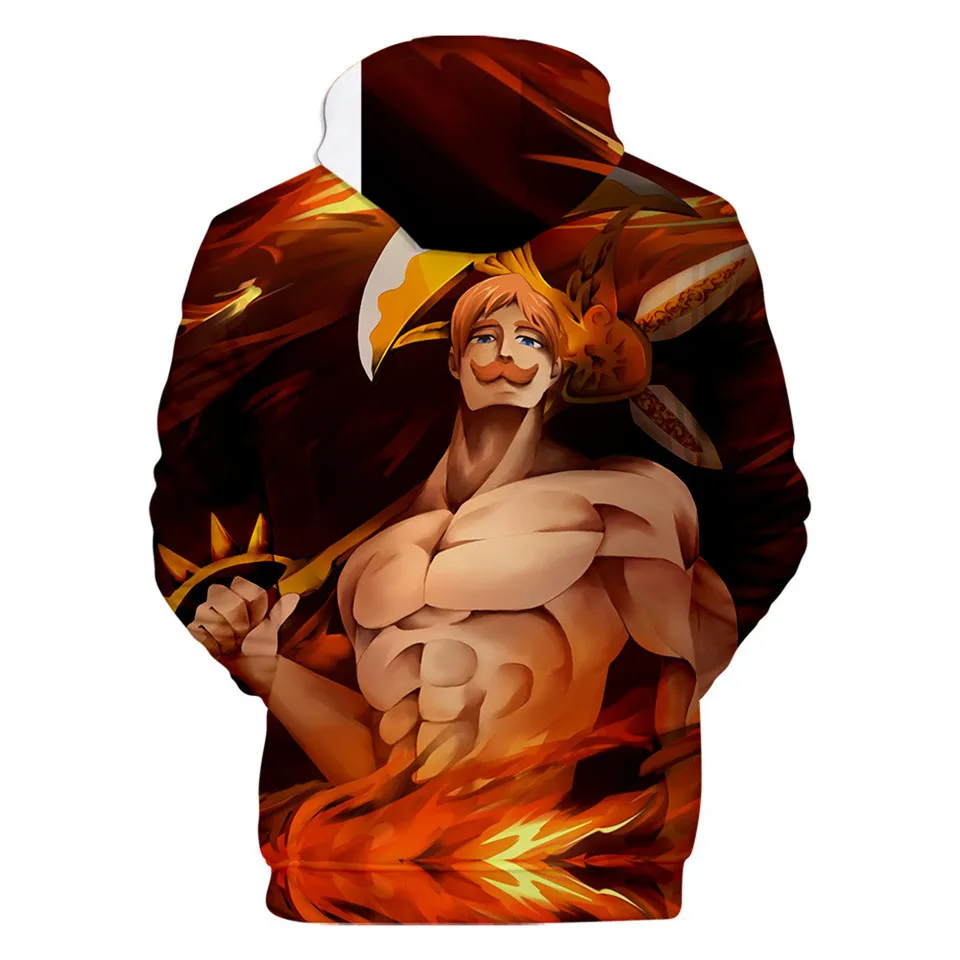 2022 Brand New Seven Deadly Sins 3DHoodies Sweatshirt Men/Women Anime Casual Hoodie Fashion Trendy Fall Hoodie Clothes palm angels sweatshirt