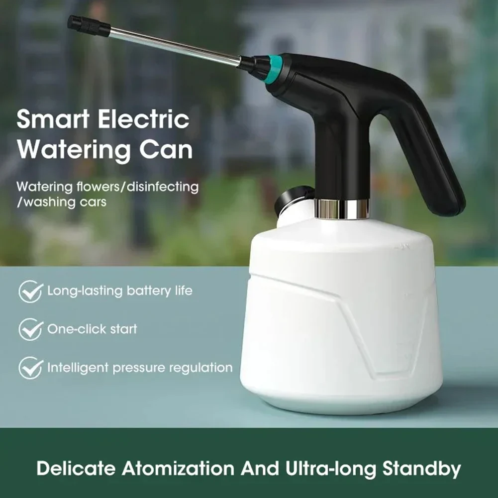 Portable Electric Garden Sprayer Watering Can with Adjustable Nozzle
