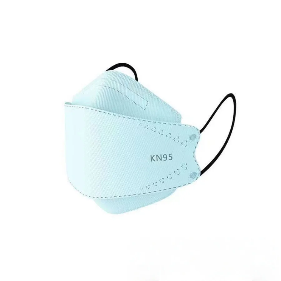 Masque KN95 3D Stéréoscopique Jetable Lot de 10 - Haute Protection 4 Couches