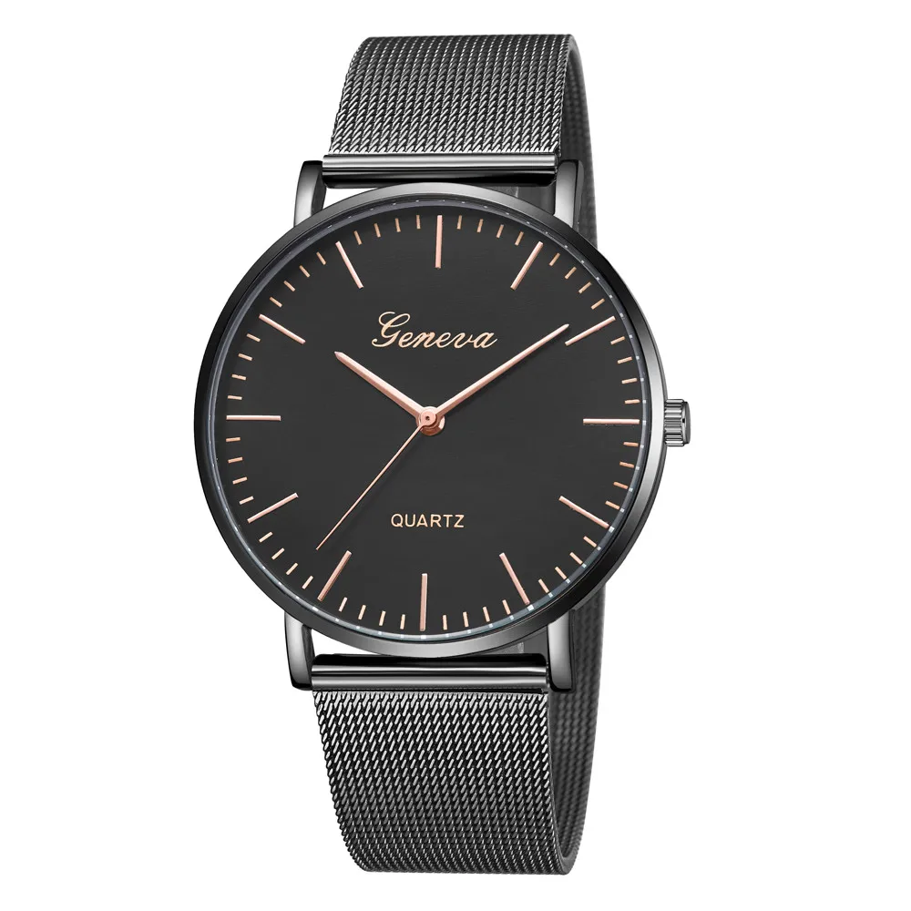 Hot Sale Fashion Casual women watches Classic Women Men Quartz Stainless Steel Wrist Watch Bracelet Watches reloj mujer