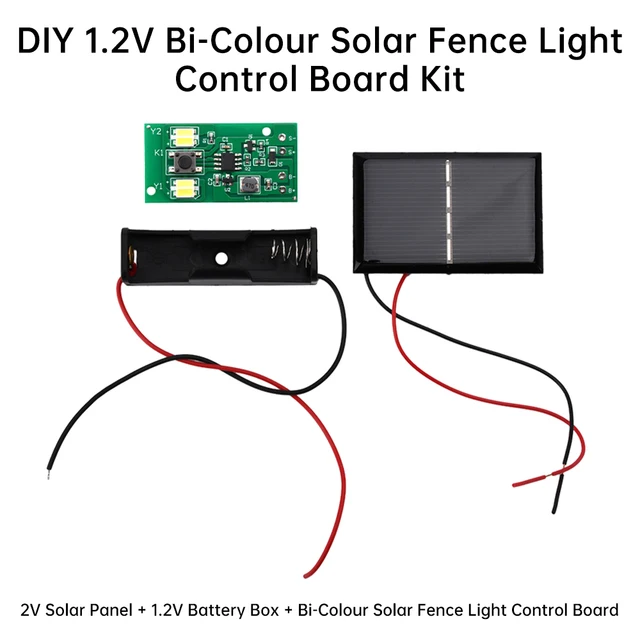 Solar Lamp Circuit Control Board Solar Controller Charging Street Light Switch Circuit Board 8 Lighting Modes for Outdoor Garden 2