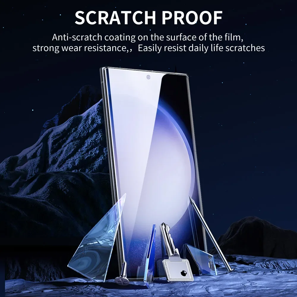 Premium HD Anti-Fingerprint Soft Film Screen Protector - UV Full Glue Technology