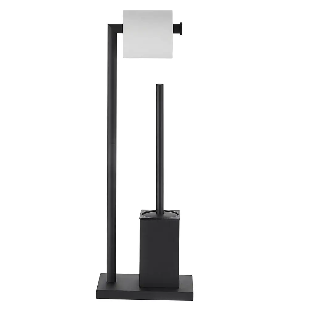 

Best Hot Selling Free Standing Stainless Steel Toilet Brush And Paper Holder