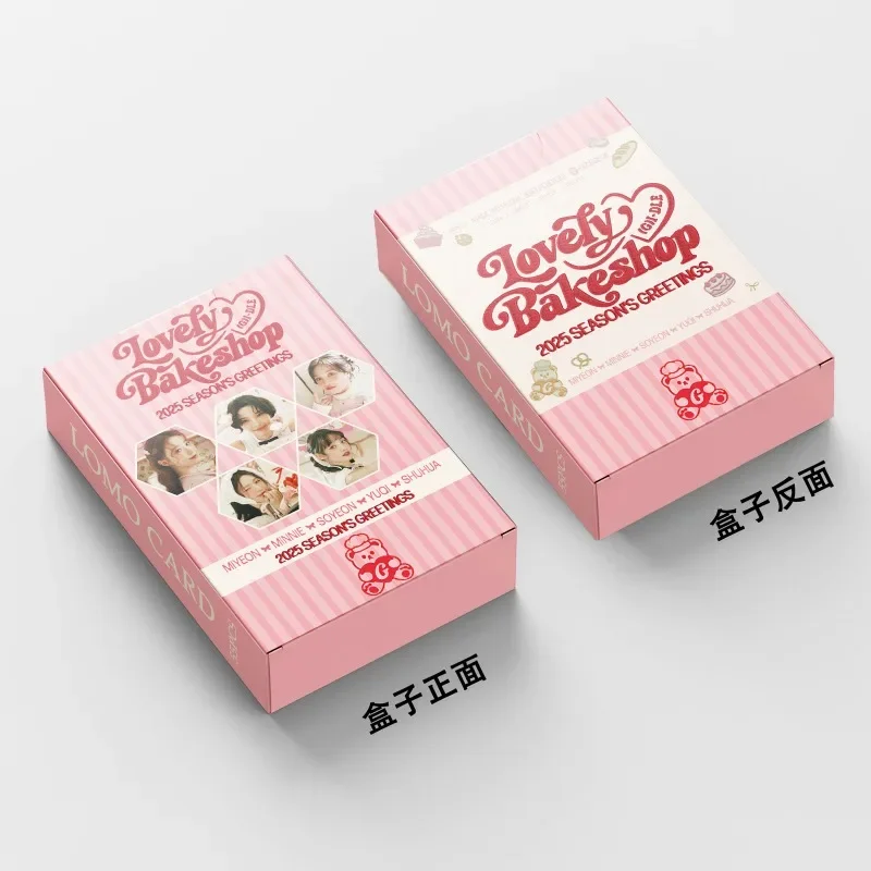 Kpop GIDLE SEASON'S GREETINGS Lomo Cards YUQI Photocards 55pcs/set