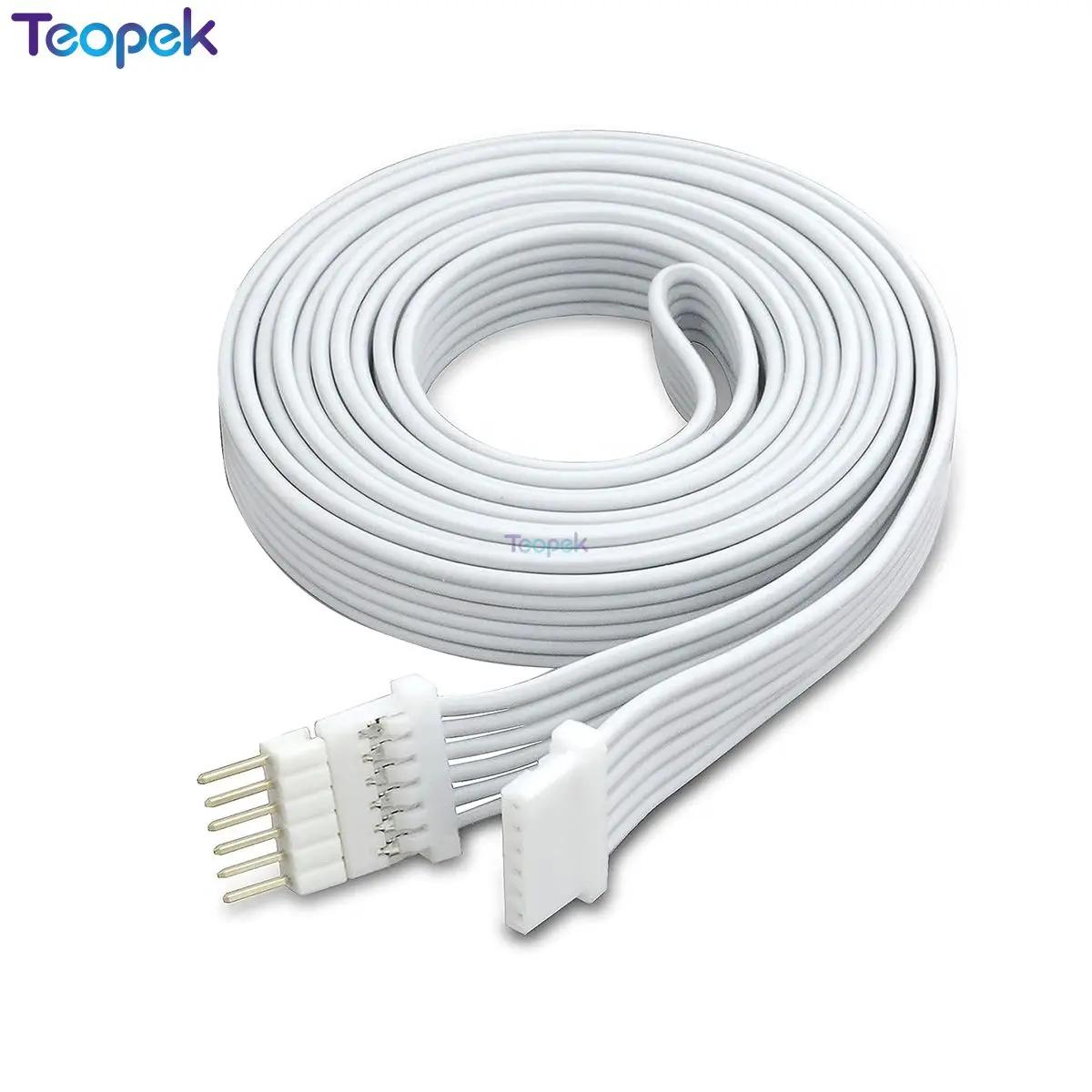 Cavo Di Prolunga A 6Pin Per Philips Hue Lightstrip Plus V4 Cavo Connettore Led Micro A 6Pin Bianco 1M 2M 3M 5M 2 Pz/Lotto