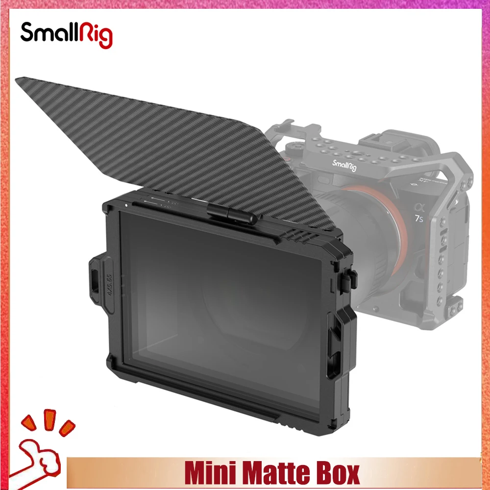 

Мини Матовая коробка SmallRig из углеродного волокна с верхним флагом для фотоаппарата Blackmagic BMPCC 4K 6K Rig 3196