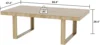 Dining Table for 8-10 People, 86.6-Inch Rectangular Wood Kitchen Table with Thicken Tabletop, Office Conference Room Table 6