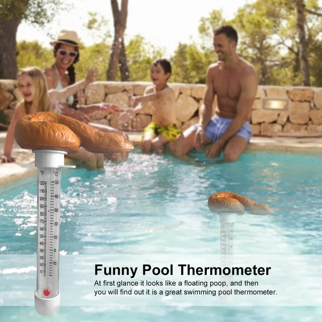 Termómetro de agua flotante para piscina con pantalla de lectura de  temperatura grande para piscina interior al aire libre Spas Fish Tank