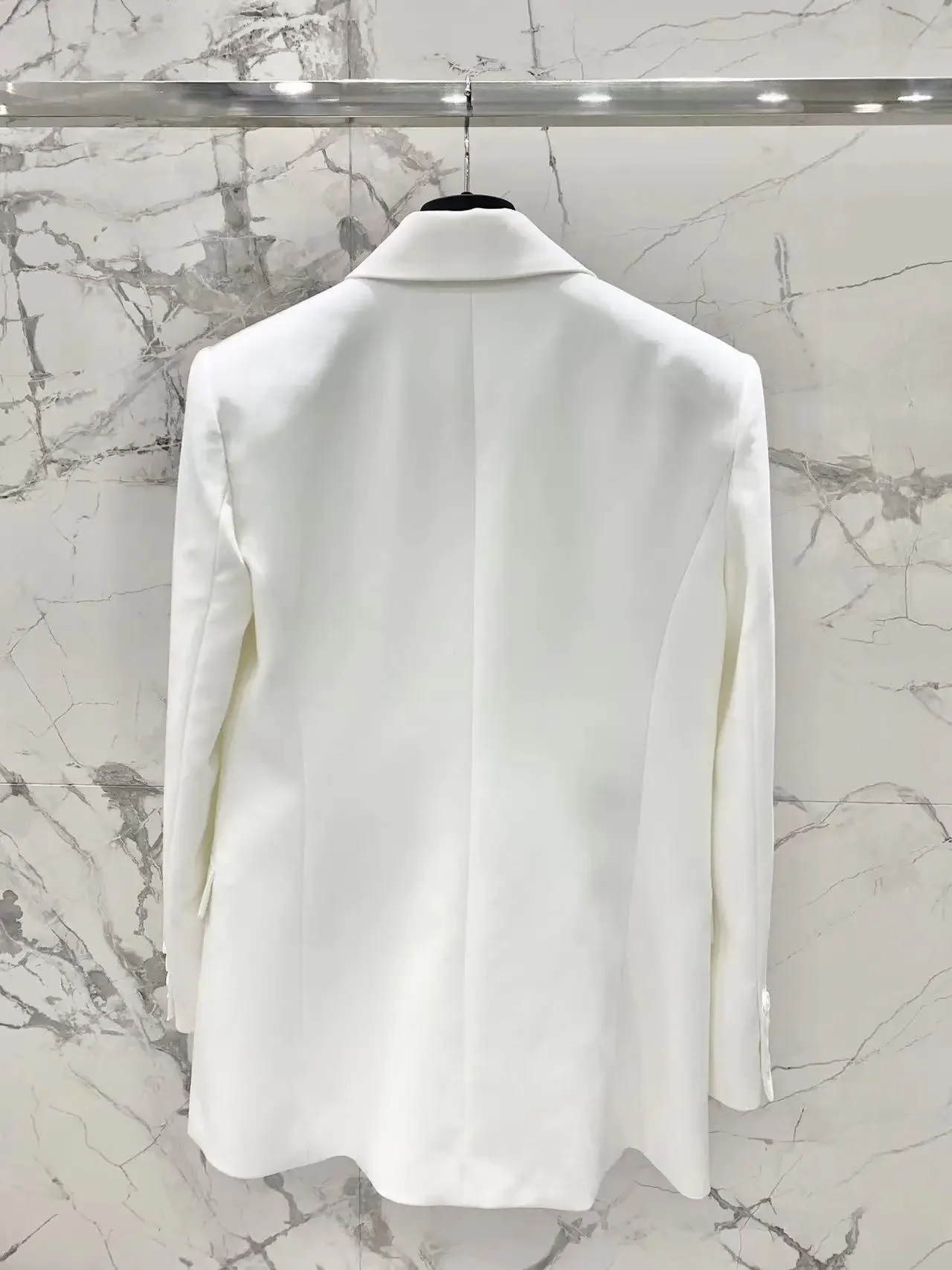 Ladies Blazer  Luxury Rhinestone Office Business Wedding  Exquisite Elegant Suit Single Top