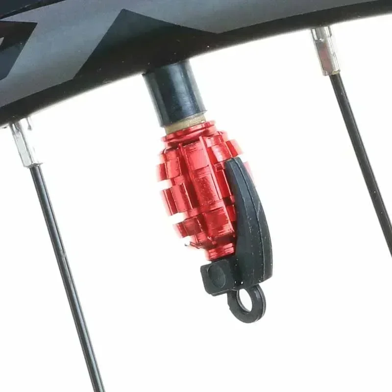 4pcs Aluminum Grenade Tire Valve Caps - Air Dust Covers
