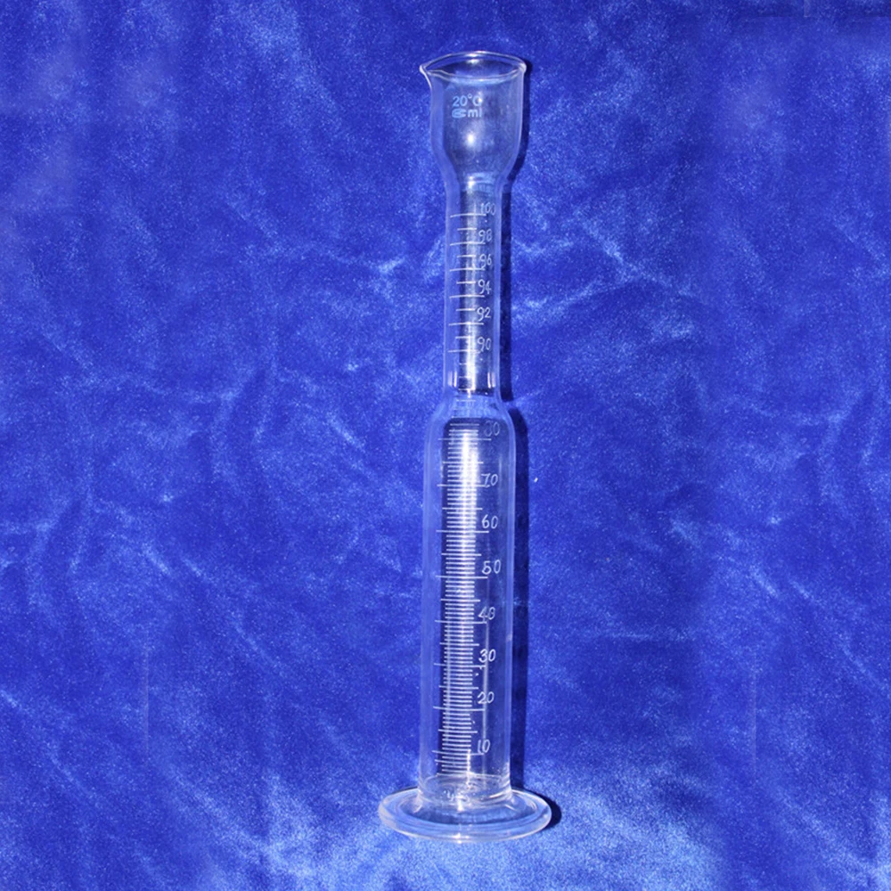 100ml different neck Laboratory Cylinder New Graduated Glass Measuring Cylinder Chemistry Laboratory Measure