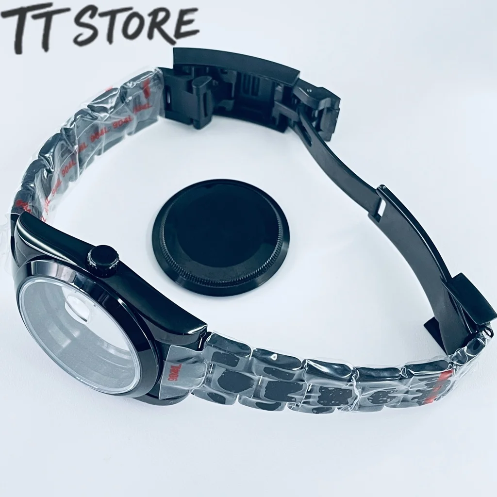 Black Watch Case with Sapphire Crystal - Top Waterproof Design