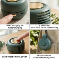 Ventilateur portable pour le cou et la taille, mini ventilateur à clip, ventilateur électrique de refroidissement, ventilateur sans pales USB 900 mAh, refroidisseur d'air portable pour l'extérieur et la maison 4