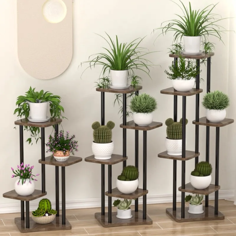 Plant Stand Stand For Flowers 4/5/6 Tier Wooden Flower Shelf Indoor&Outdoor Display Stand Multiple Rack Organizer Shelves