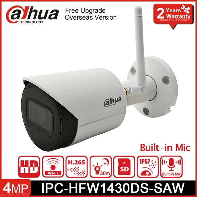 IPC-HFW1430DS-SAW - Caméra IP WiFi grand public 4MP 3,6 mm 