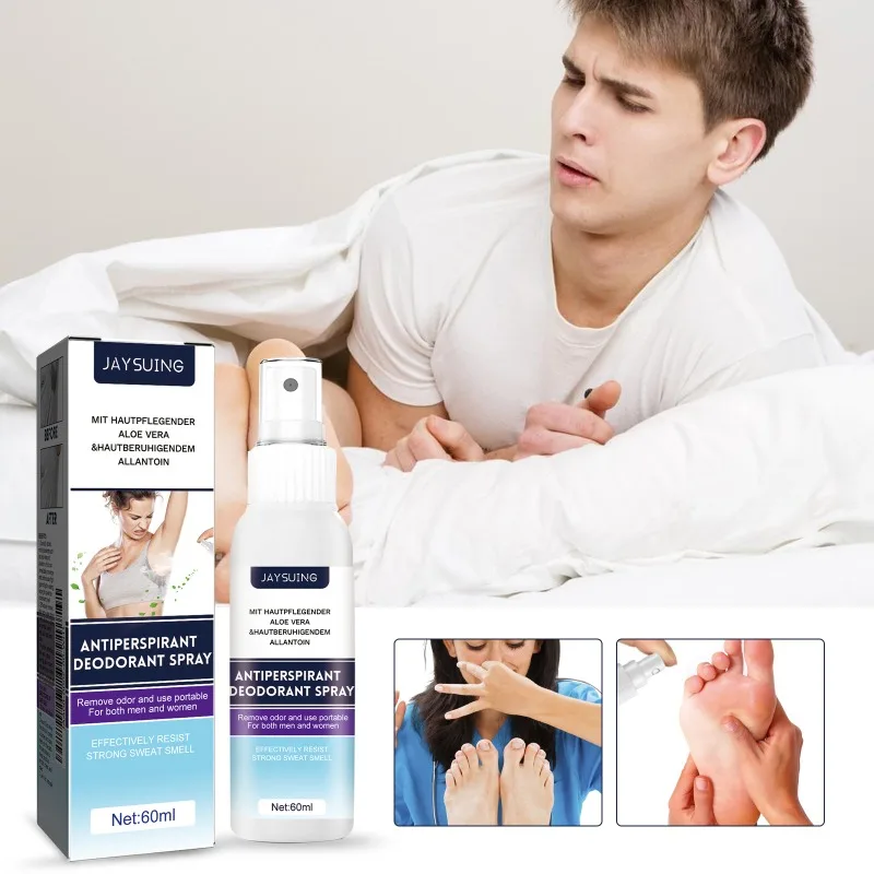 Underarm Deodorant Spray Odor Removal Refreshing Lightening Deodorant Portable Antiperspirant Spray for Woman Body Care Products