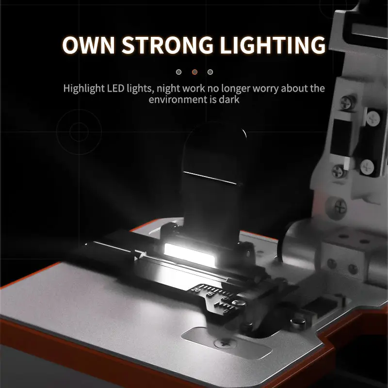 MAYTO High-Precision Q1S Fully Automatic Electric Fiber Optic Cleaver Rechargeable Optic Cable Cutter