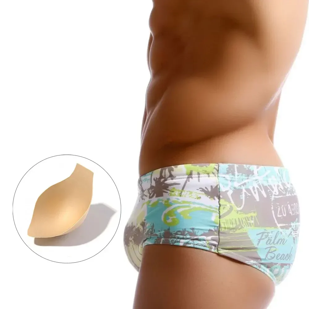 

Brand Sexy Men Swimwear Summer Swimsuit Surf Man Swimming Trunks Push-up Beach Low-Waist Camouflage Swim Bathing-Pants surfing