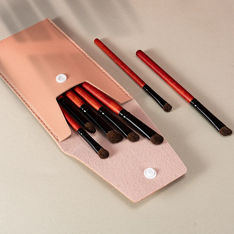 Kosmetyki Horse Hair Makeup Brushes Set Eyeshadow Foundation Powder