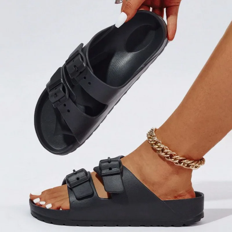 Ciabatte Donna Uomo Piscina Infradito Estivi Casual Gomma Sandalo - Foto 5