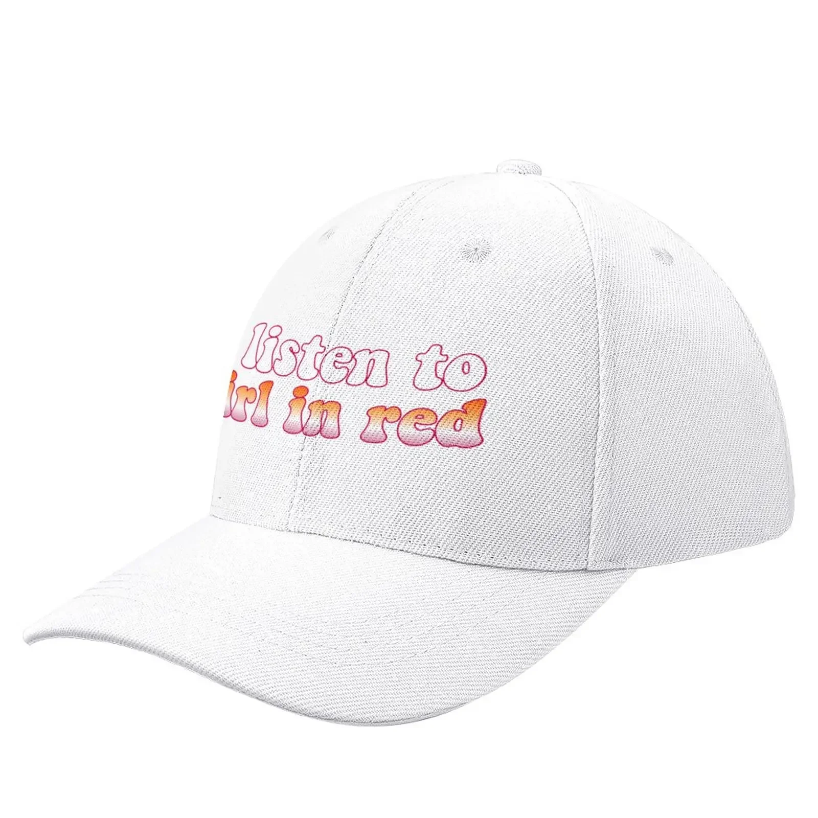

i listen to girl in red Baseball Cap Wild Ball Hat sun hat Hat For Man Women'S
