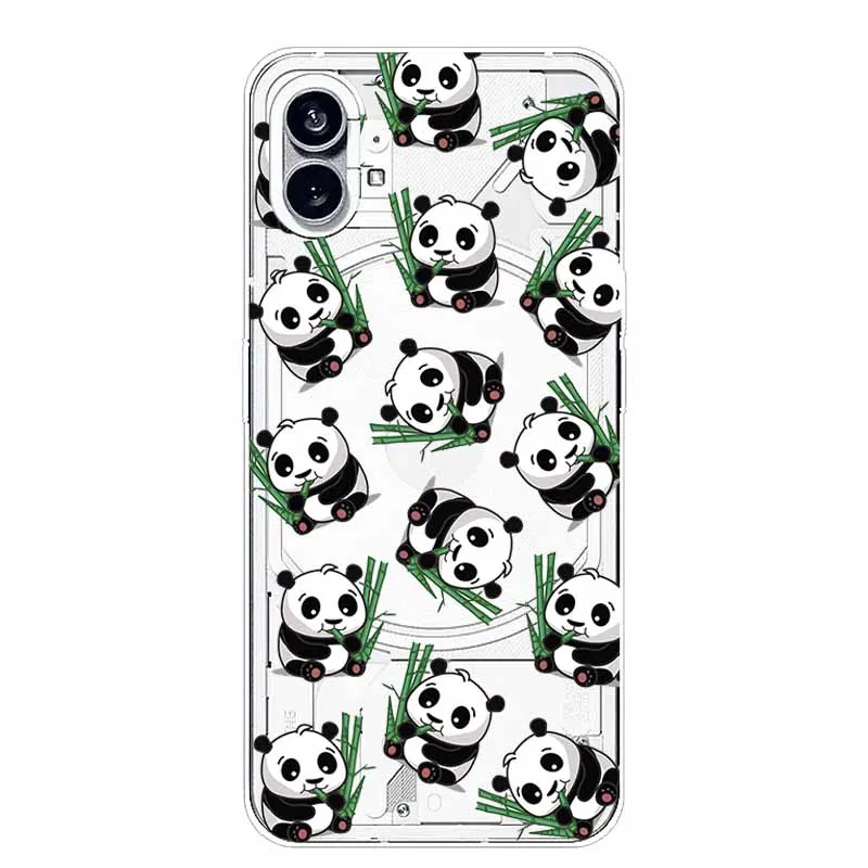 Silicone Soft Cute Transparent Protective Case - Clear TPU Cover