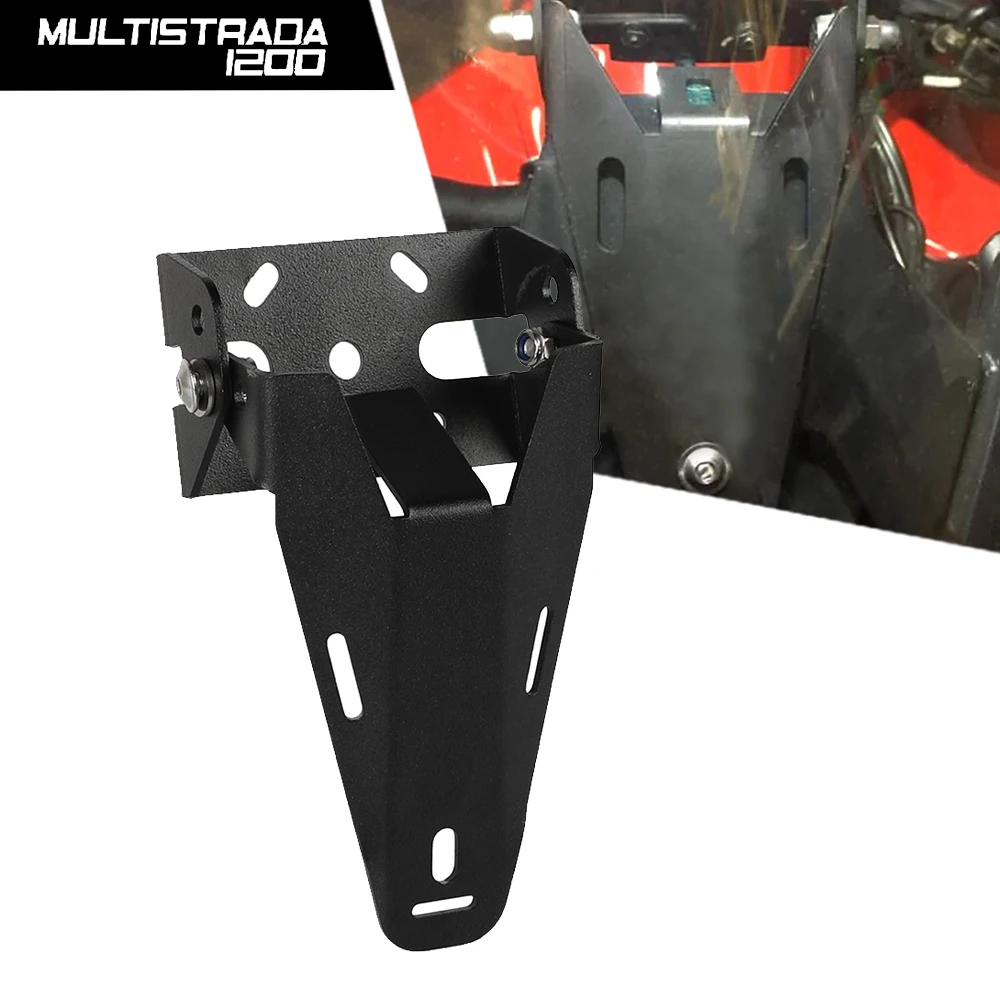 

FOR DUCATI MULTISTRADA 1200 2013 2014 Motorcycle Navigation Support Windshield Lifting Function Adjustment GPS Phone Bracket